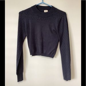 Navy Wilfred knitted sweater